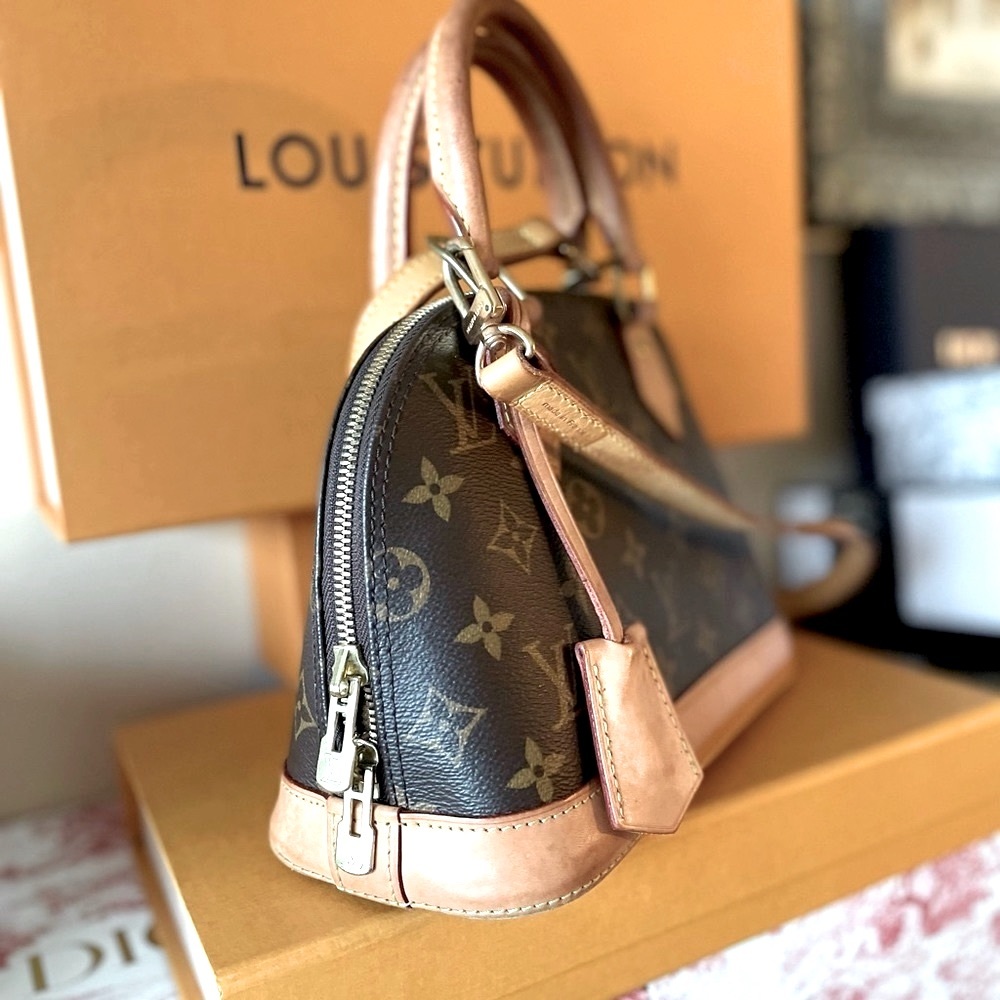 Louis Vuitton Alma Bb brown monogram top handle bag - Picture 15 of 16